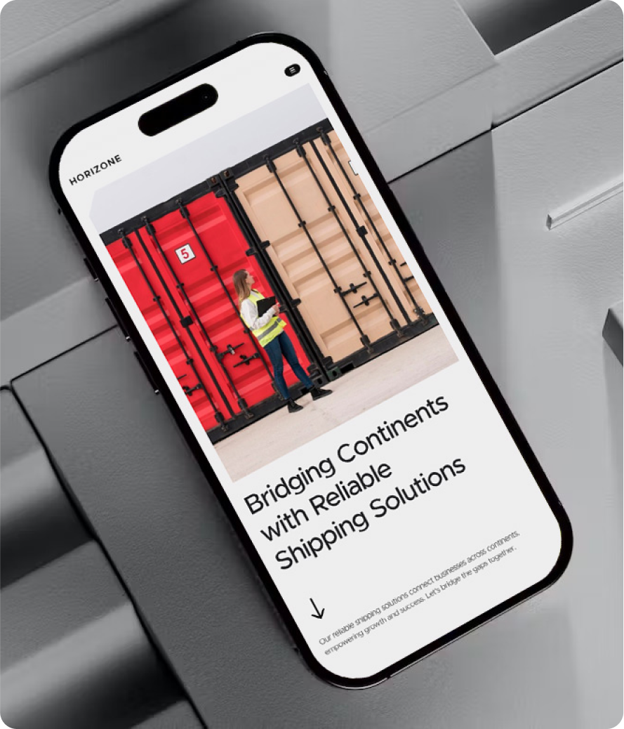 Horizon website about page mobile mockup-1